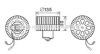 OPEL 1808075 Electric Motor, interior blower